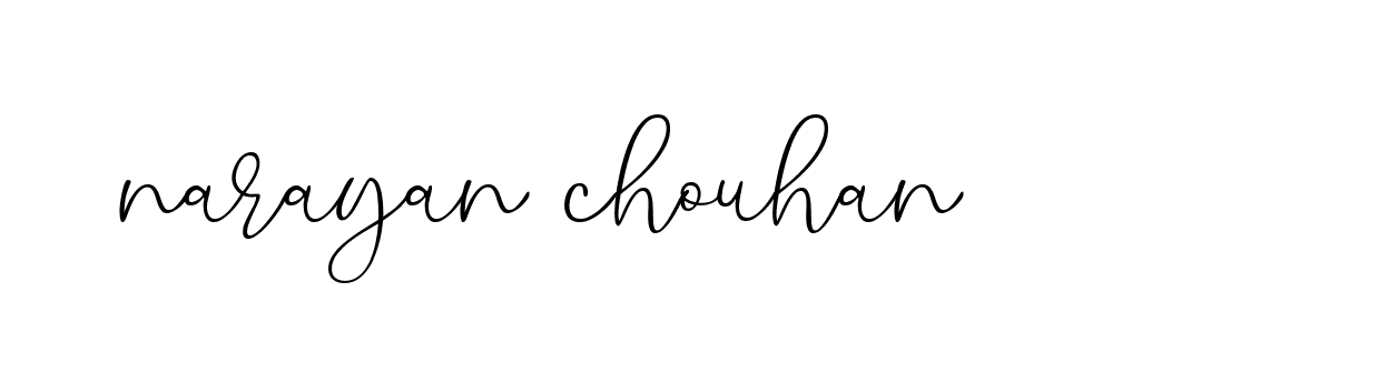 Signature of narayan-chouhan