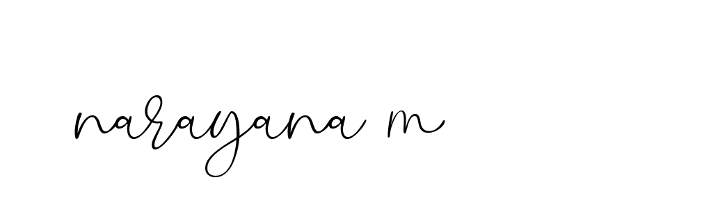 Signature of narayana-m