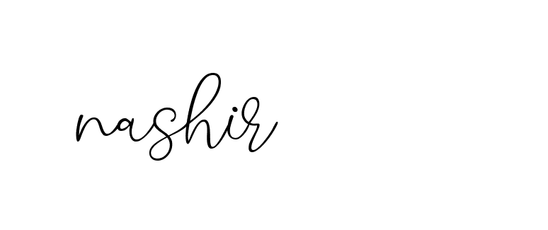 Signature of nashir