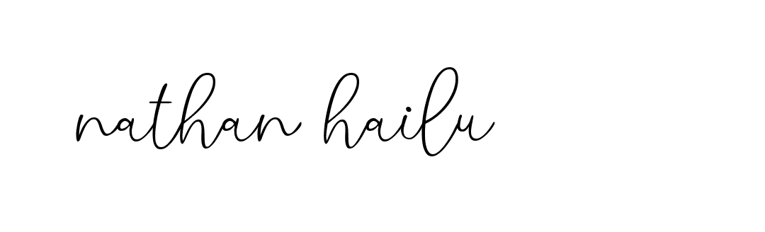 Signature of nathan-hailu