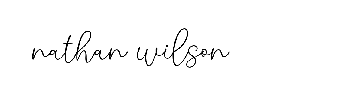 Signature of nathan-wilson-