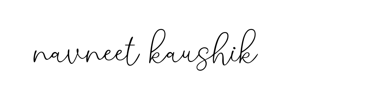 Signature of navneet-kaushik