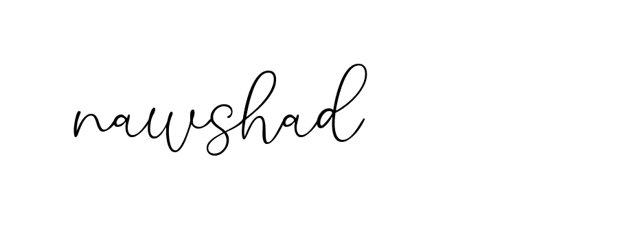 Signature of nawshad