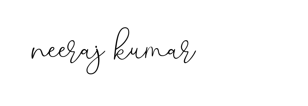 Signature of neeraj-kumar