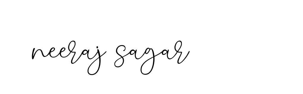 Signature of neeraj-sagar