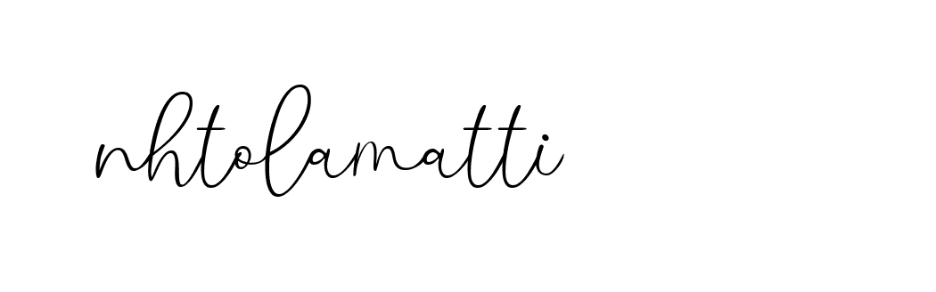 Signature of nhtolamatti-