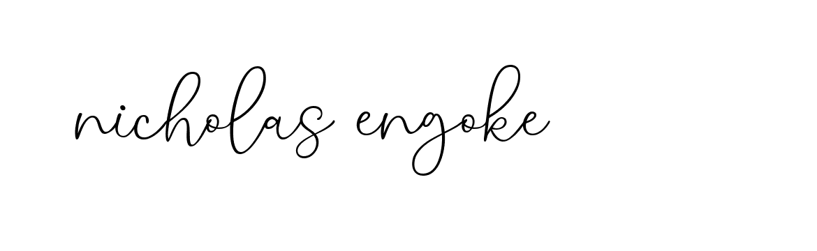 Signature of nicholas-engoke