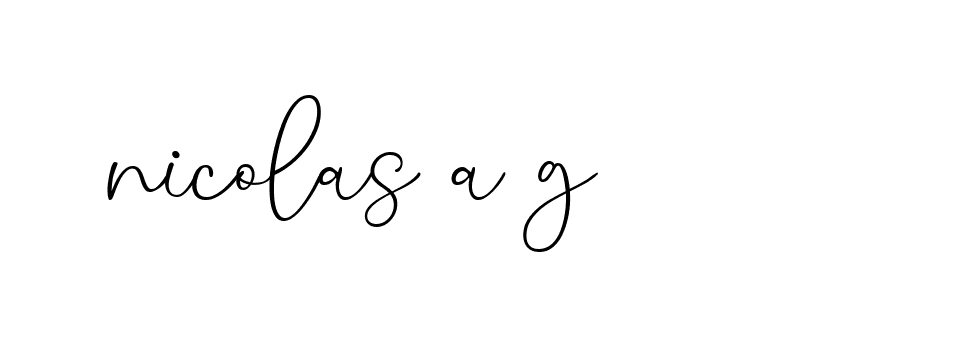 Signature of nicolas-a-g