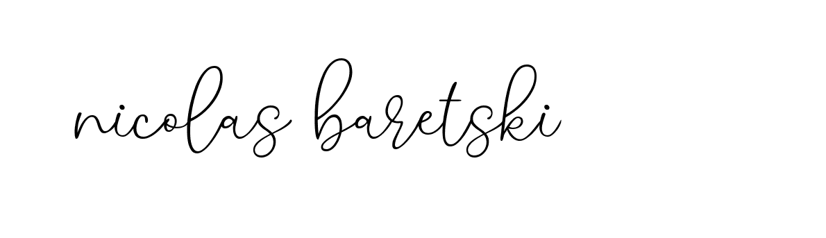 Signature of nicolas-baretski