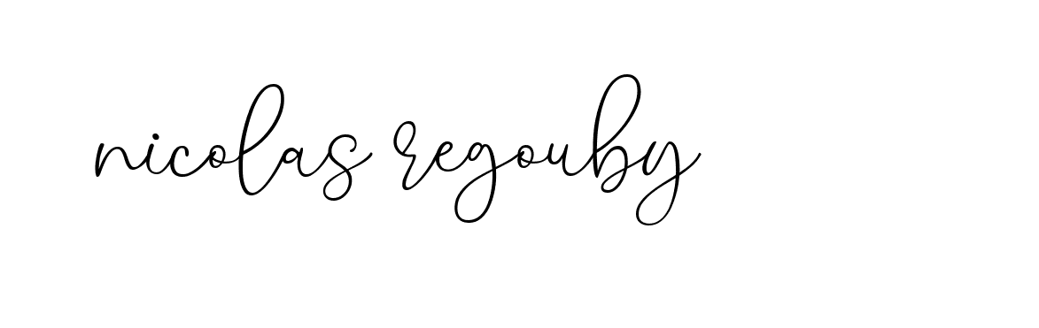 Signature of nicolas-regouby