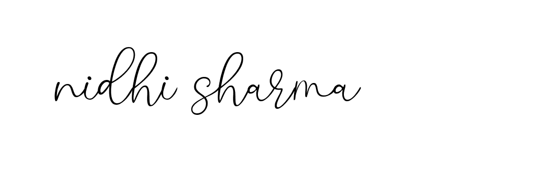 Signature of nidhi-sharma