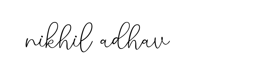 Signature of nikhil-adhav