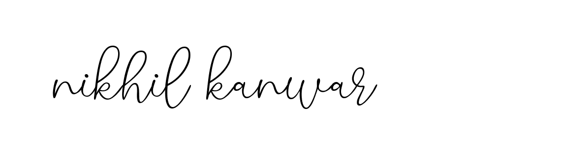 Signature of nikhil-kanwar