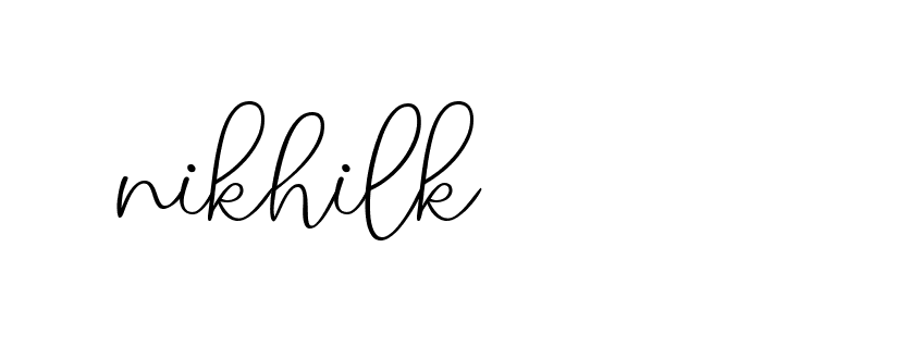 Signature of nikhilk