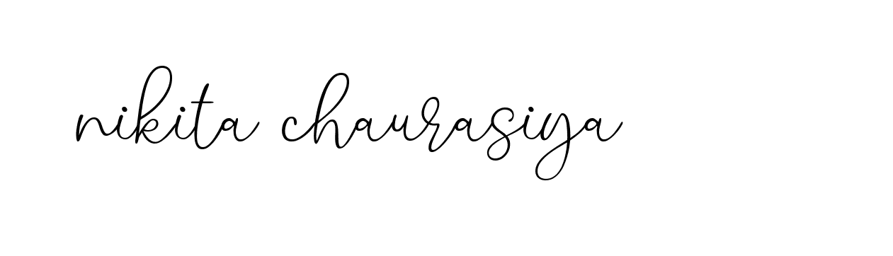 Signature of nikita-chaurasiya