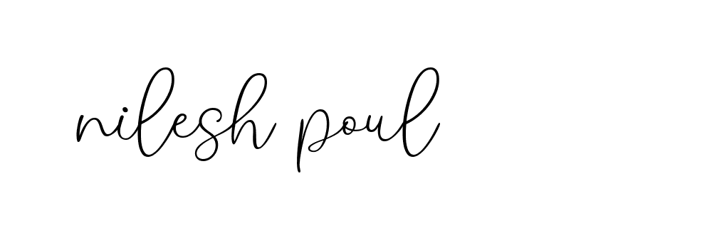 Signature of nilesh-poul