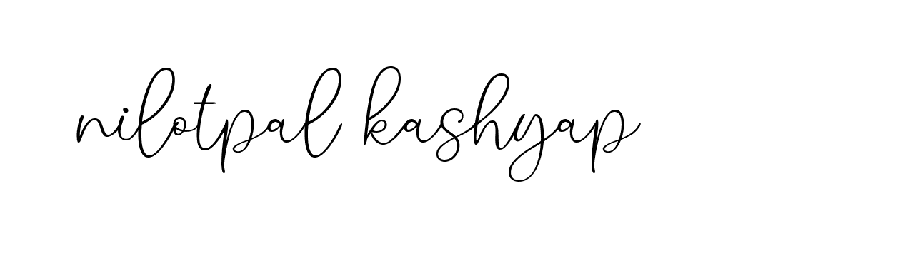 Signature of nilotpal-kashyap