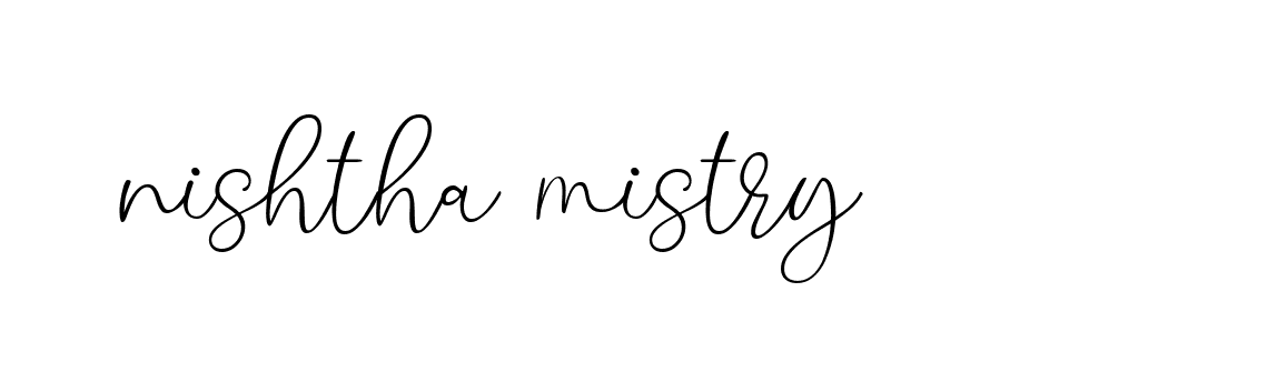 Signature of nishtha-mistry