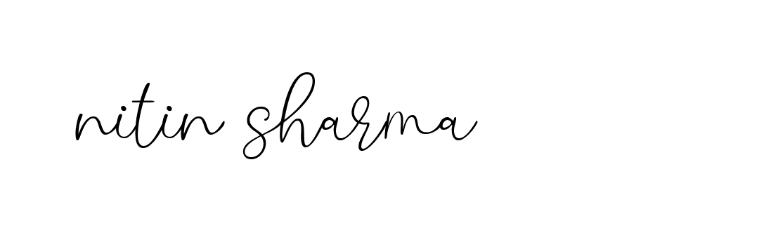 Signature of nitin-sharma-