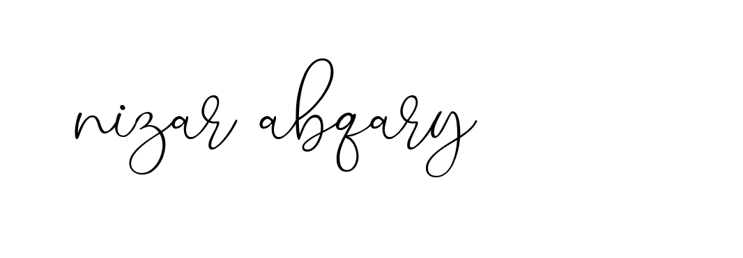 Signature of nizar-abqary