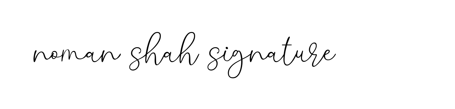 Signature of noman-shah-signature