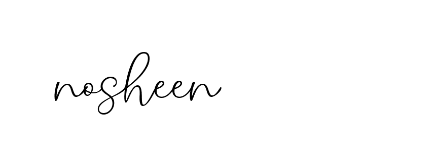 Signature of nosheen-