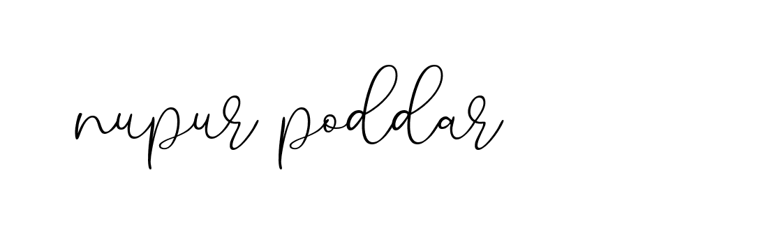 Signature of nupur-poddar