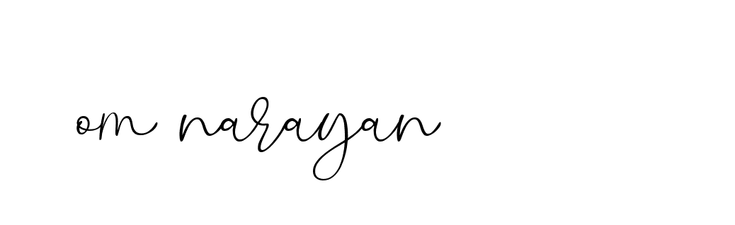 Signature of om-narayan-