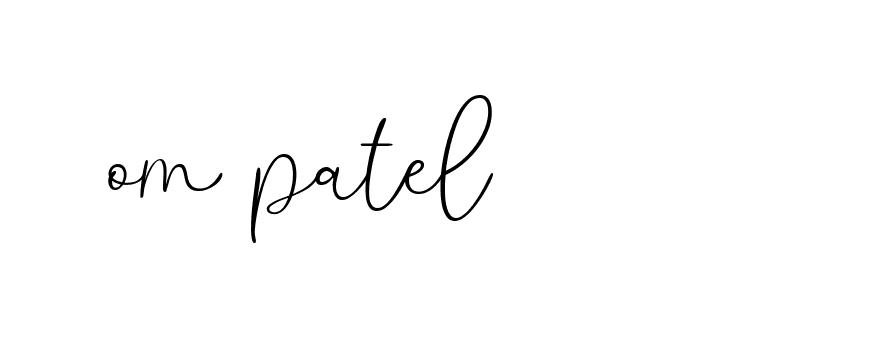 Signature of om-patel