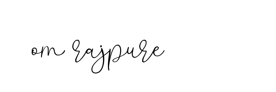 Signature of om-rajpure