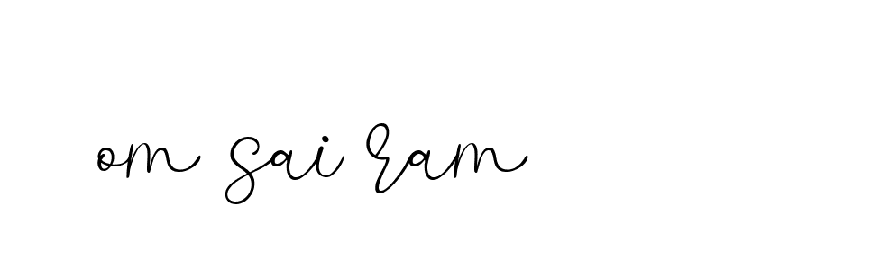 Signature of om-sai-ram