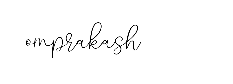 Signature of omprakash