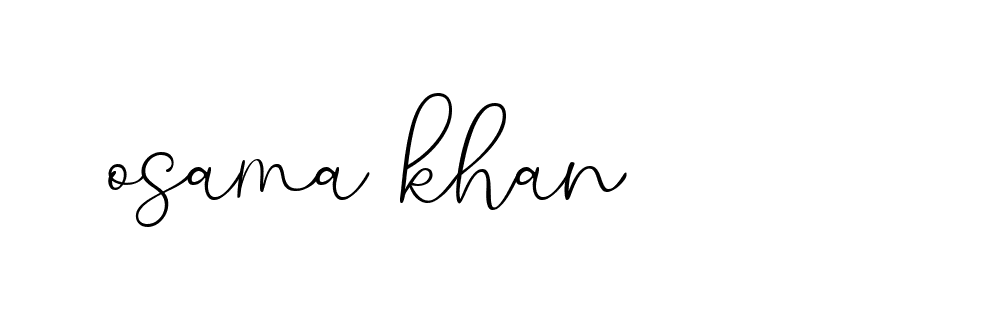 Signature of osama-khan