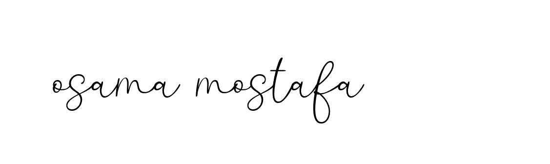 Signature of osama-mostafa