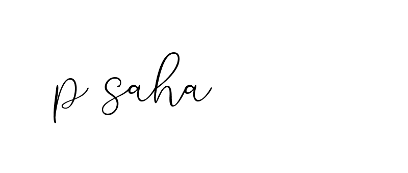 Signature of p-saha