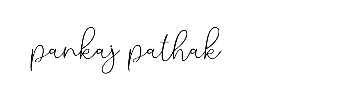 Signature of pankaj-pathak-