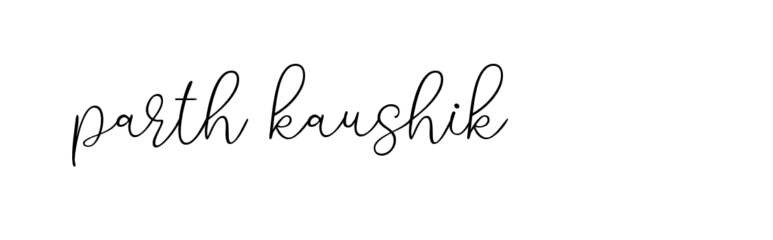 Signature of parth-kaushik