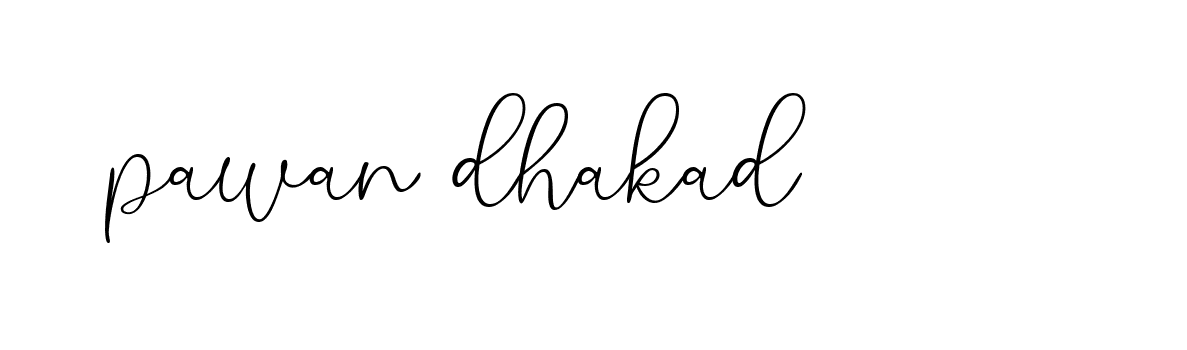 Signature of pawan-dhakad