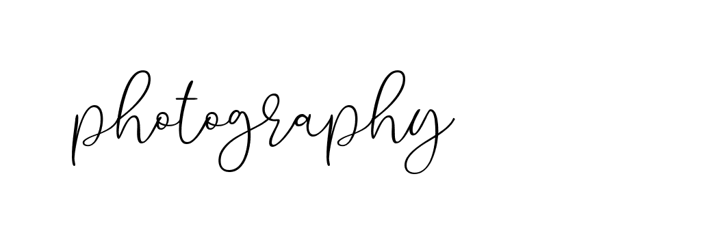 Signature of photography