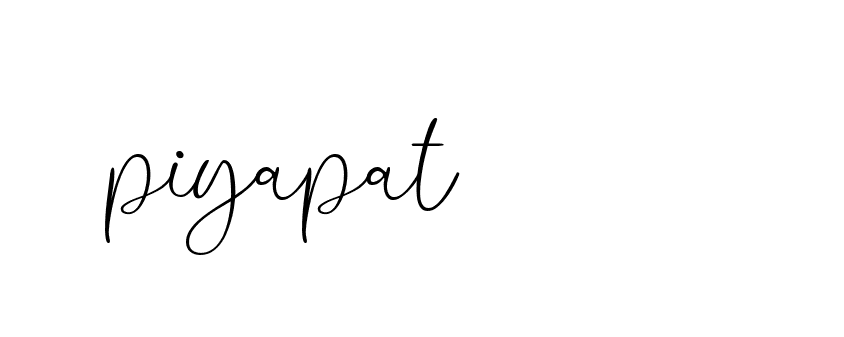 Signature of piyapat