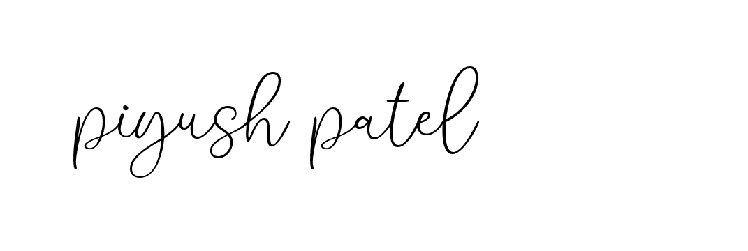 Signature of piyush-patel