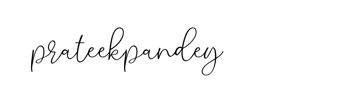 Signature of prateekpandey