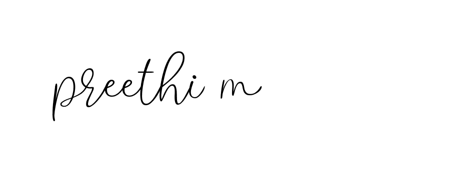 Signature of preethi-m