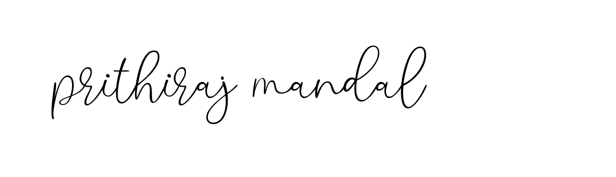 Signature of prithiraj-mandal