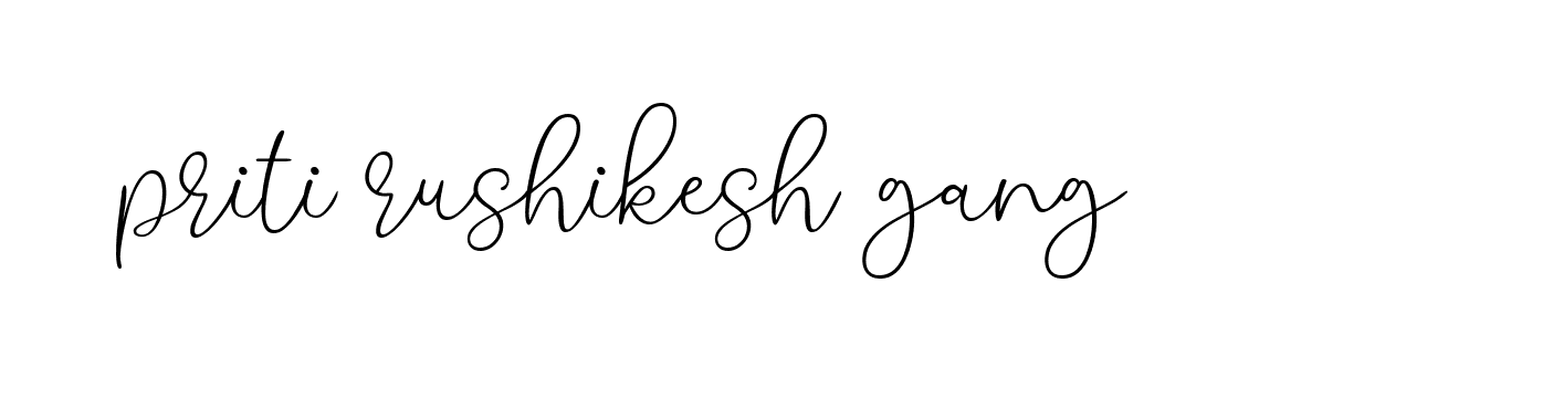 Signature of priti-rushikesh-gang