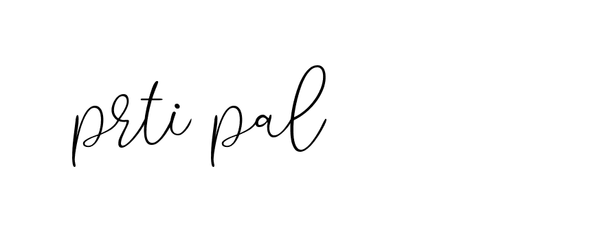 Signature of prti-pal