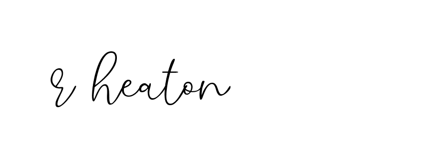 Signature of r-heaton