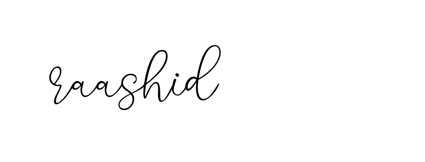 Signature of raashid-