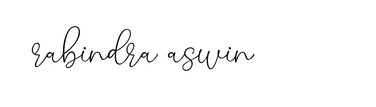 Signature of rabindra-aswin