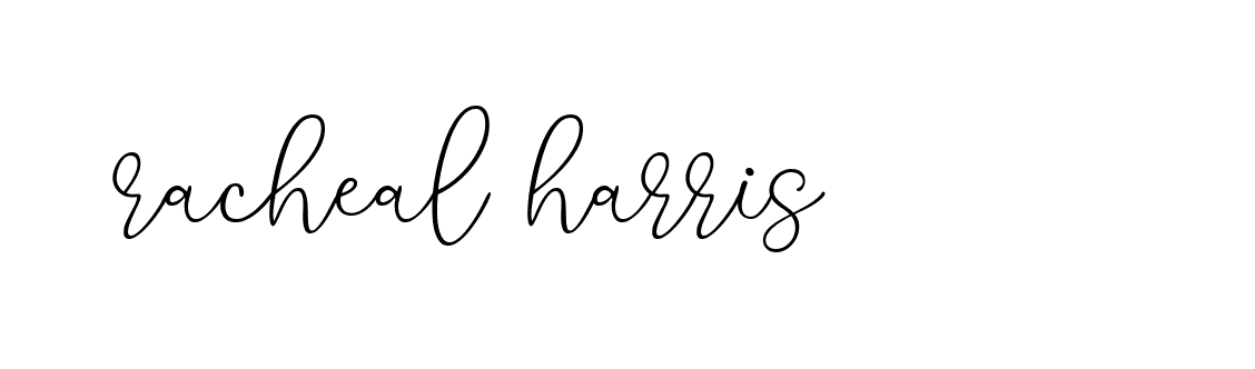 Signature of racheal-harris